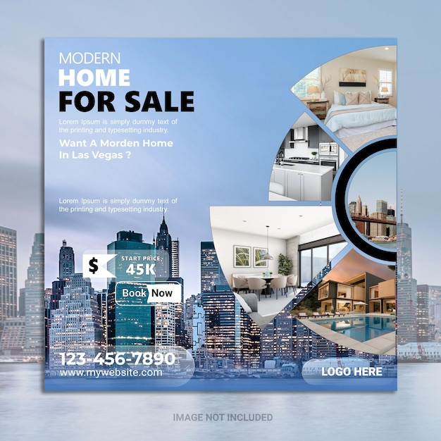 Vector real estate flyers benner