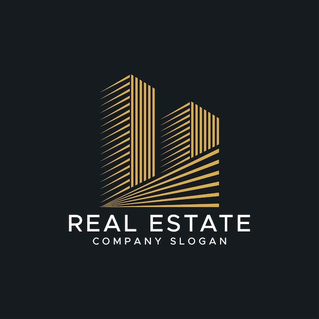 Real estate home and building logo