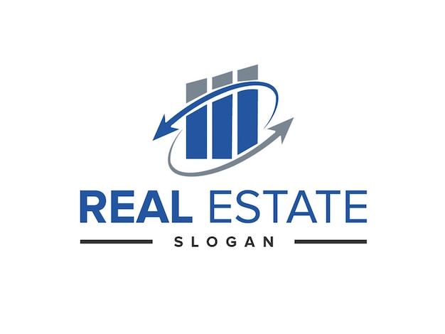 Real estate home business logo design template