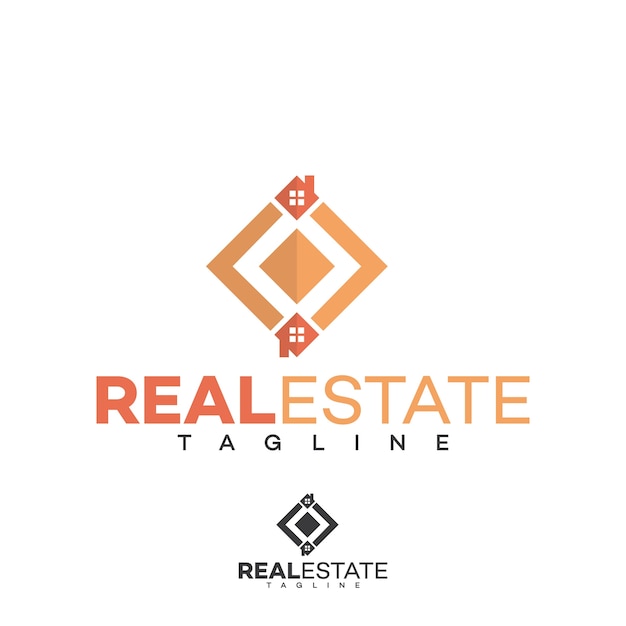 Real estate, home logo concept