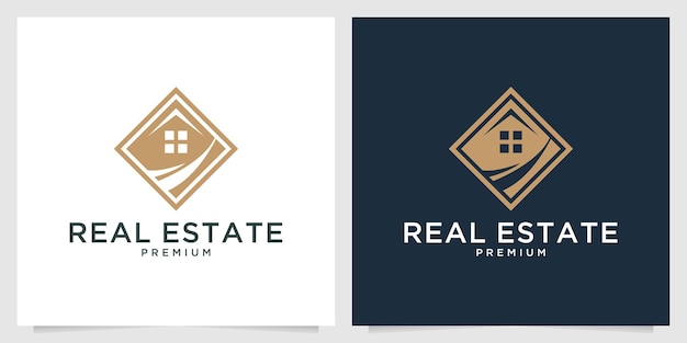 Real estate home logo design