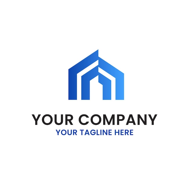 Real Estate House Building Apartment Logo