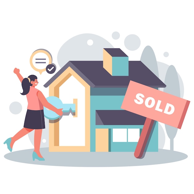 Vector real estate illustration