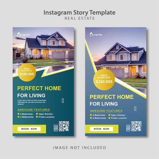 Real Estate Instagram Facebook Story Banner Template