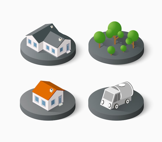 Real Estate isometric