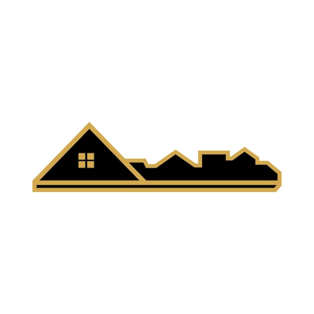 Vector real estate key icon logo