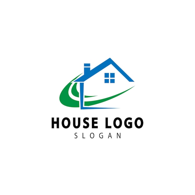 Premium Vector | Real estate logo builder logo design template