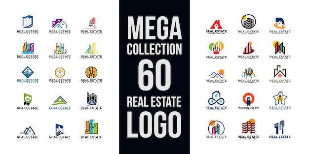 Real estate logo collection