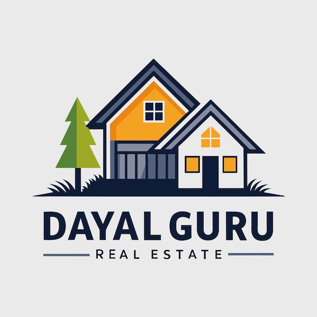 Real estate logo concept by dayalguru