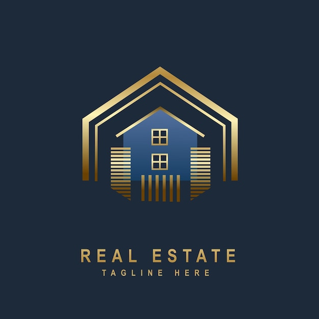 Real estate logo Creative logo for a company selling or renting real estate