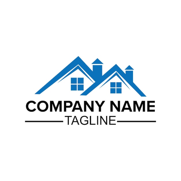 Real estate logo design for corporate