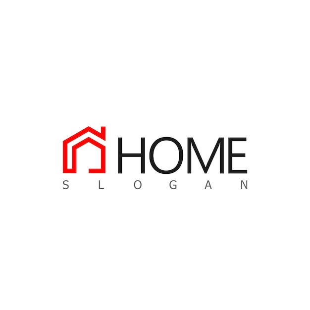 Real estate logo design symbol building