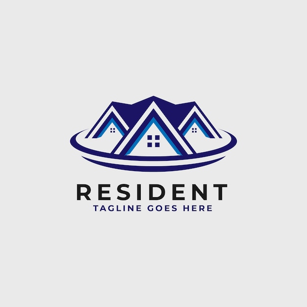 Шаблон дизайна логотипа недвижимости - строительство и архитектура здания логотип