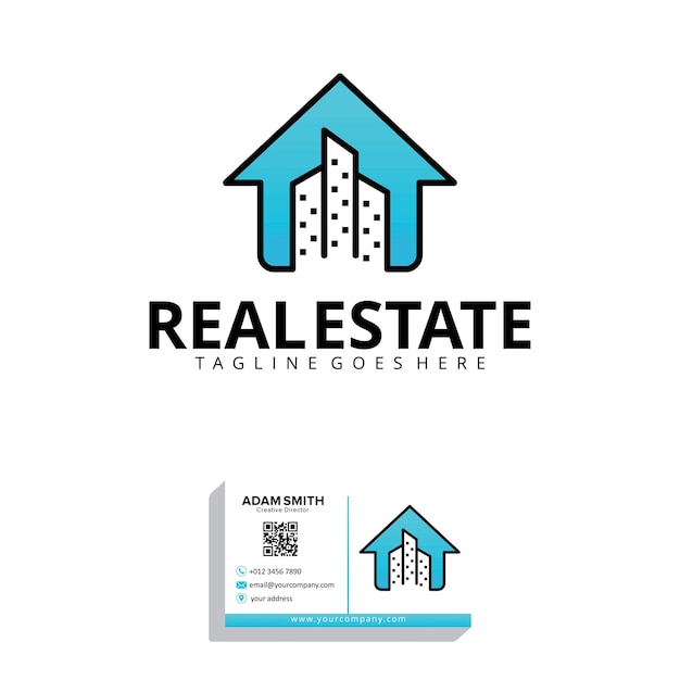 Real Estate logo design template