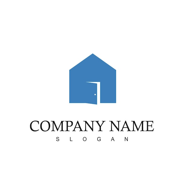 Real estate logo design template