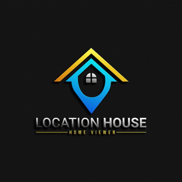 Vector real estate logo design template