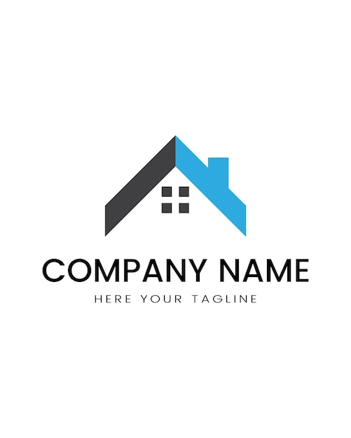 Real estate logo design template