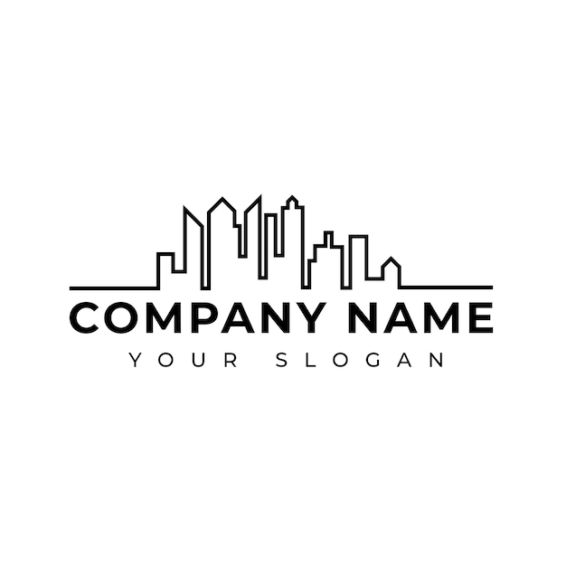 Vector real estate logo design vector template