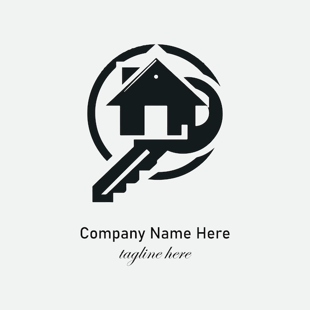 不動産ロゴデザインベクトル