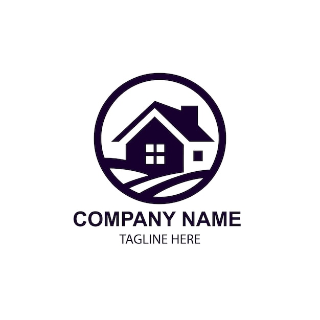 the real estate logo design