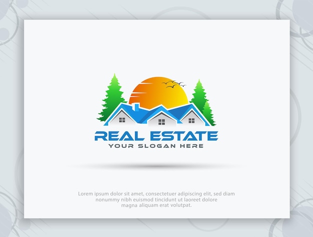 Real estate logo design