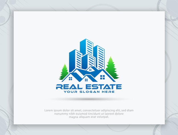 Real estate logo design