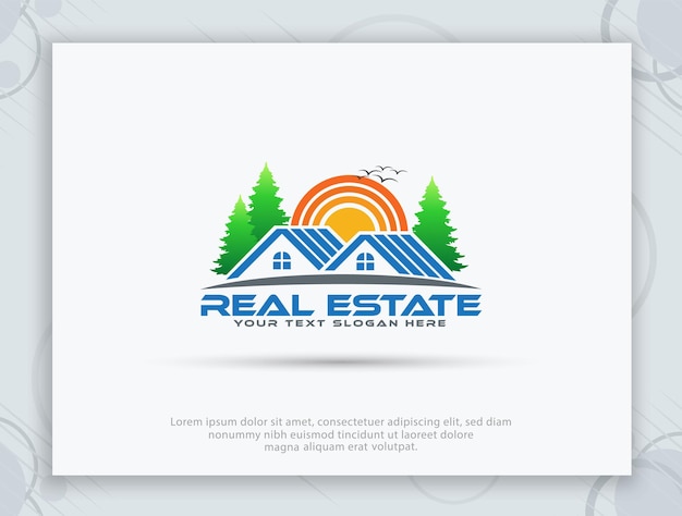 Дизайн логотипа недвижимости