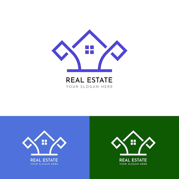 Real estate logo design