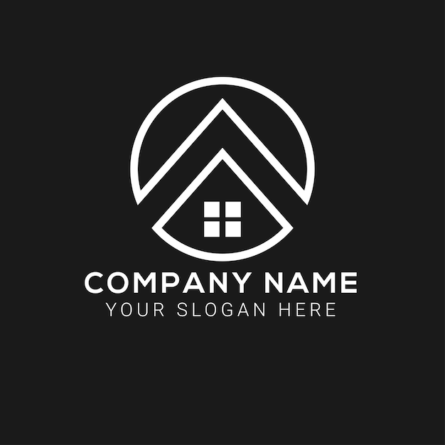 Real estate logo design