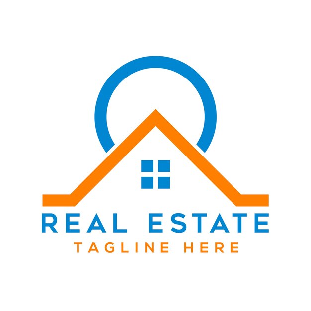 Real estate logo design.