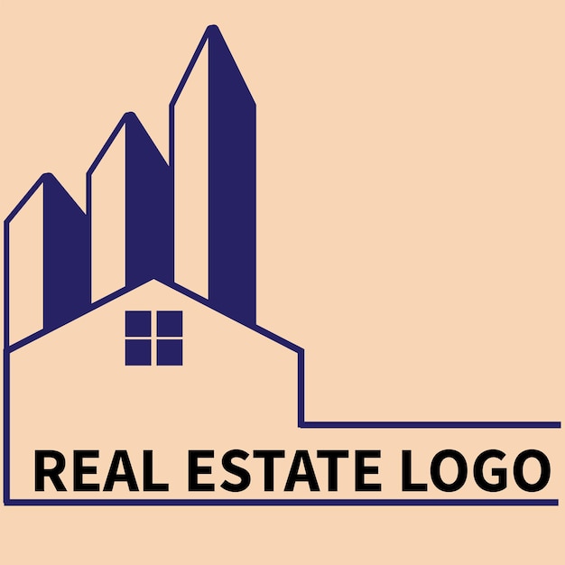 Vector real estate logo design