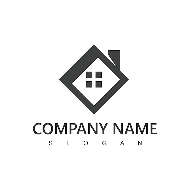 Premium Vector | Real estate logo home design illustration