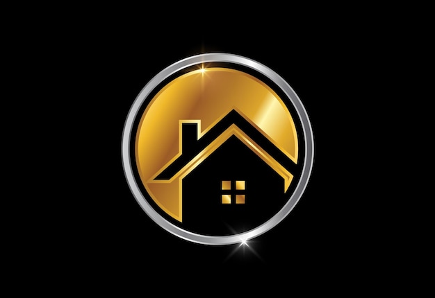 Vector real estate logo, house logo, home logo sign symbol