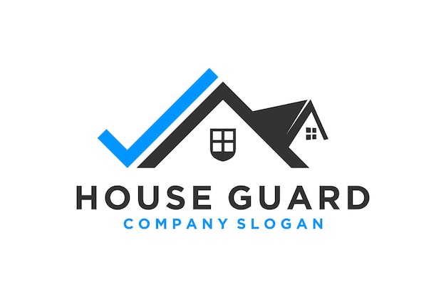 Недвижимость логотип дом крыша окно дом здание значок символ бизнес недвижимость