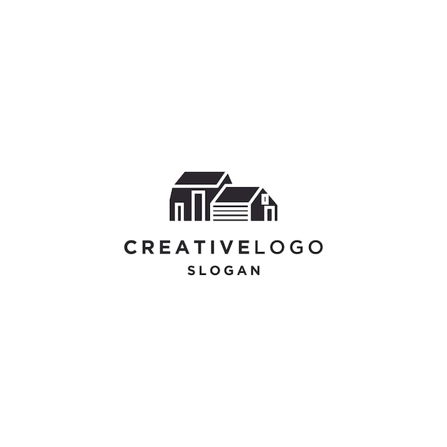 Real estate logo icon design template