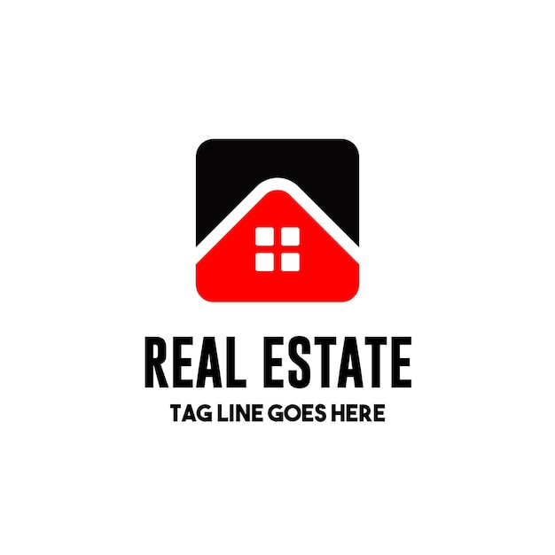 real estate logo icon illustration