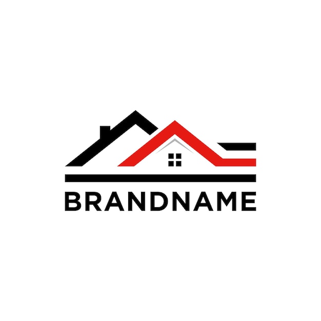 Real estate logo template design