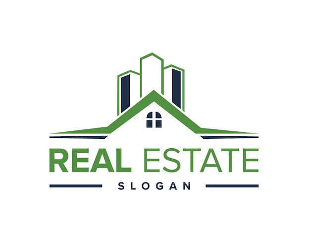 Real estate logo template Real estate logo vector illustration Logo for real estate home solutions