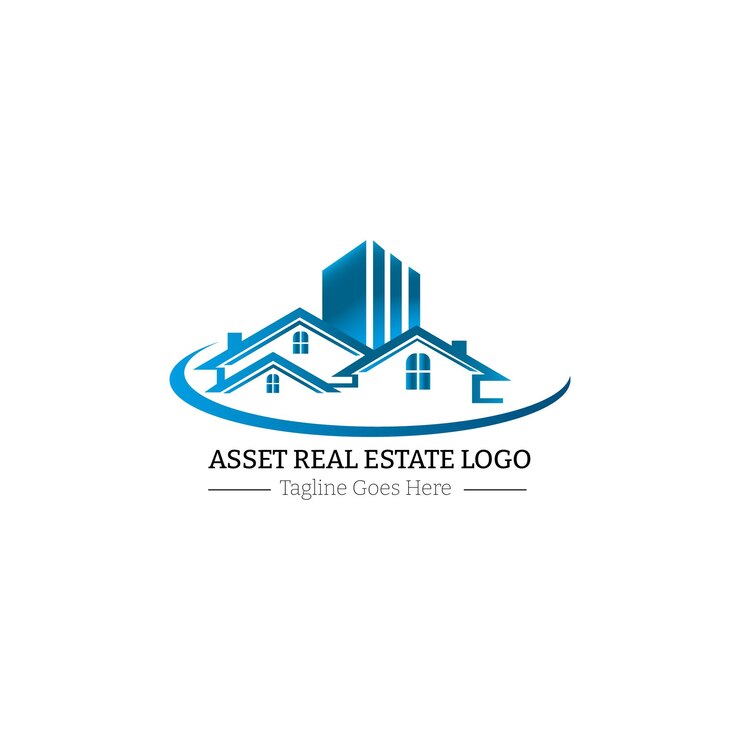 Real estate logo template