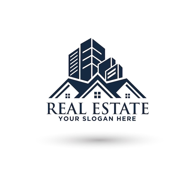 Vector real estate logo template