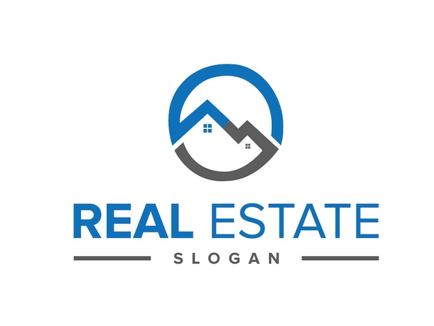 Шаблон логотипа недвижимости
