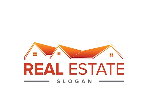 Real estate logo template