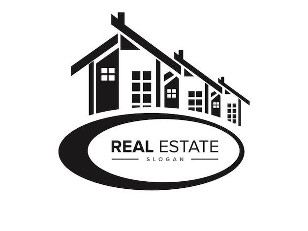 Real estate logo template