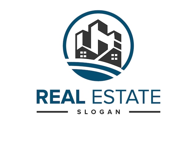 Real estate logo template