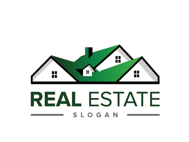 Real estate logo template