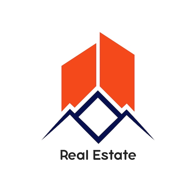 real estate logo vector design image home property logo