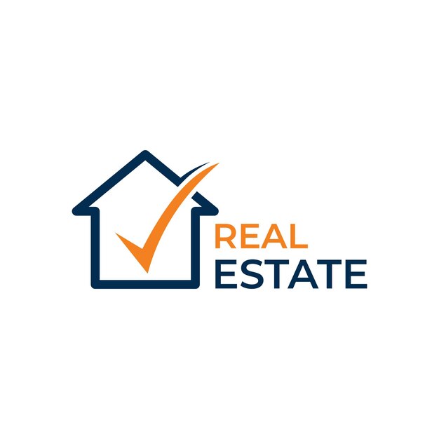 Real estate logo vector design template