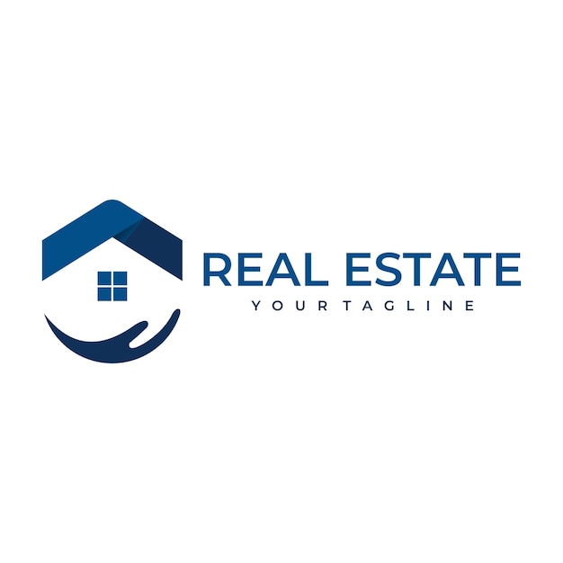 Real estate logo vector design template