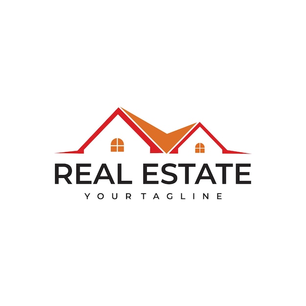 Real estate logo vector design template