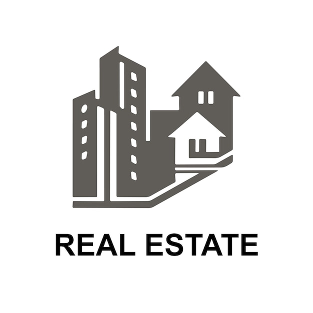 Vector real estate logo